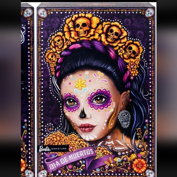 Barbie Dia De Muertos Doll NWT Collectible Day Of The Dead Barbie Doll By Mattel - Picture 1 of 10